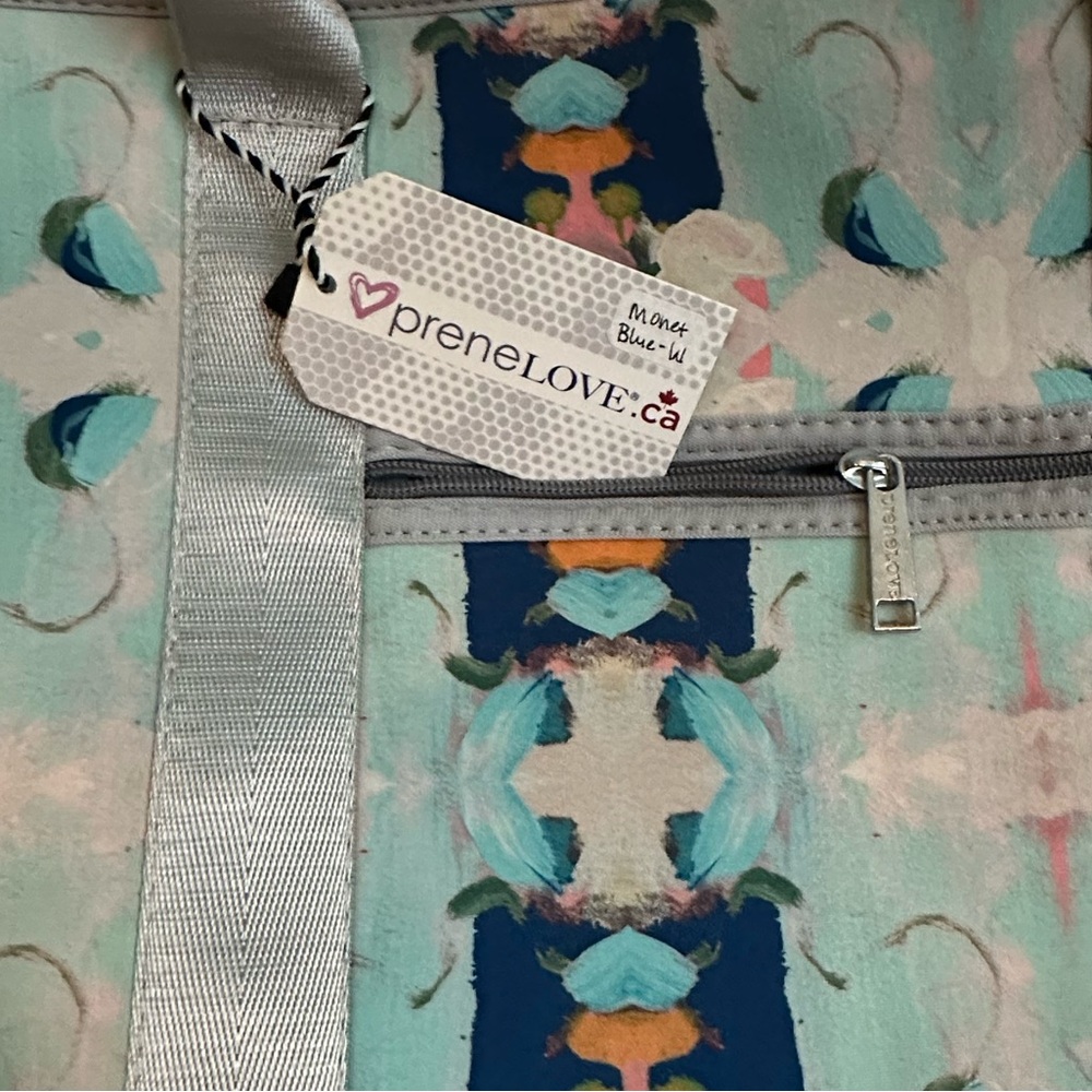 Prenelove weekend tote in Monet Blue - Picture 3 of 6
